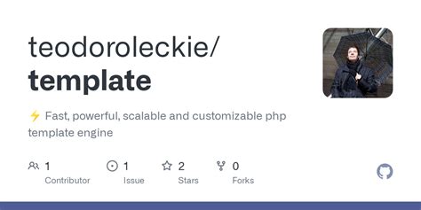 github teodoroleckietemplate fast powerful scalable  customizable php template engine