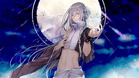 aliasing all male aqua eyes braids gray hair long hair