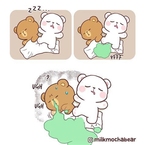 milk and mocha on twitter 💨😫 milkmochabear milkandmocha…