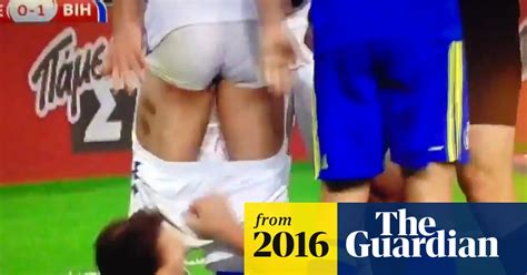 Edin Dzeko Sent Off For Pulling Player’s Shorts Down In Bosnia World