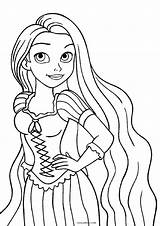 Coloring Pages Tangled Printable Kids Cool2bkids sketch template