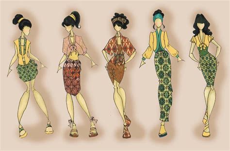 Gambar Inovasi Batik Glo Desain Anime Gambar Kartun Di