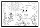 Jungle Coloring Pages Getdrawings Scene sketch template