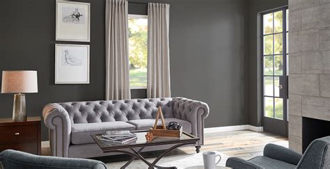 gray living room ideas  inspirational paint colors behr
