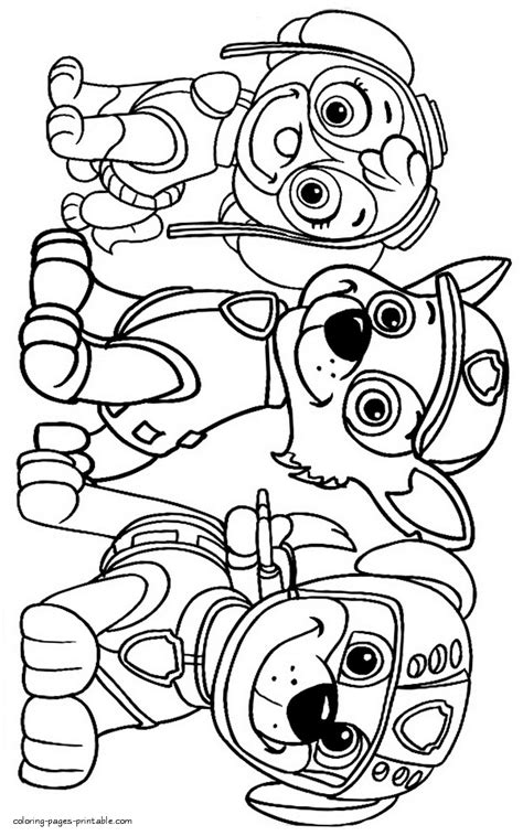 cartoon character paw patrol coloring pages png  file
