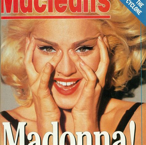 pud whacker s madonna scrapbook maclean s magazine madonna may 13 1991