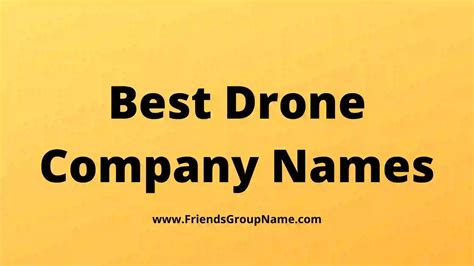 drone company namescreative catchy names  drone business