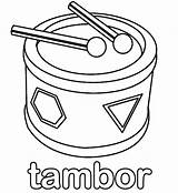 Tambor Pintar Vivajuegos Musicales Tudodesenhos Instrumentos sketch template