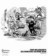 Tony Millionaire Monsters Sea Boom Studios Opinion Color Greatest Come Idw Publishing Categories Release sketch template