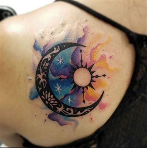 50 sun and moon tattoos 2019 matching designs for