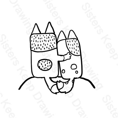 bandit  chilli bluey inspired tattoo transparent permission png