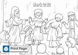 Paralytic Heals Paralyzed Forgives Openclipart Sins Loudlyeccentric Niv Connectusfund sketch template