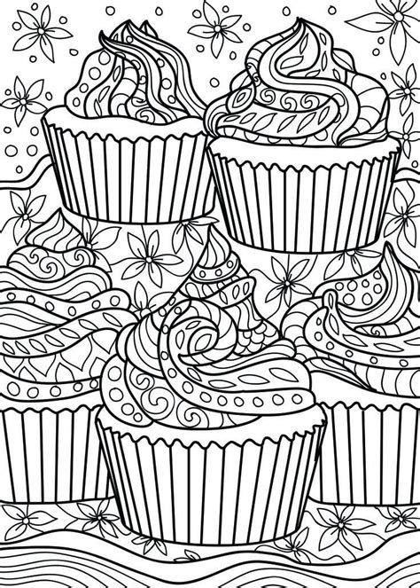 coloriage cupcake les meilleures images de bonbons ici