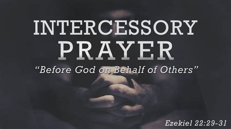 intercessory prayer christian healing center
