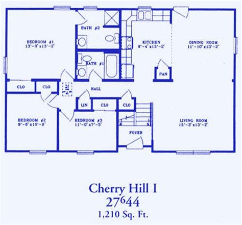 ranch floor plans cherry hill