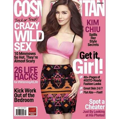 Kim Chiu Covers Cosmopolitan Magazine October 2014