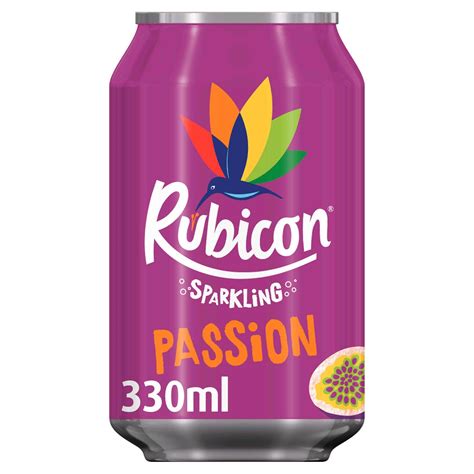 rubicon sparkling passion fruit juice drink ml macadams food