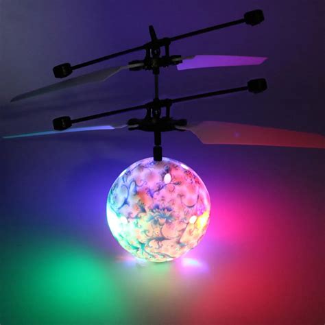 hiinst dropship  colors style rc flying ball drone helicopter built  shinning led