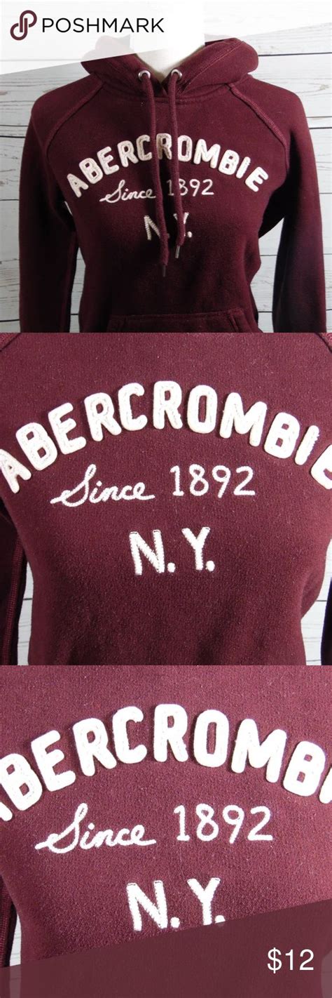 Euc Abercrombie And Fitch Pullover Hoodie Sz Medium Pullover Hoodie
