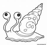 Escargot Snail Coquille Coloringall Imprimer sketch template