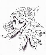Medusa Coloring Pages Greek Tattoo Snake Drawing Mythology Sketch Hair Printable Gods Drawings Template Color Amazing Print Sketches Designs Snakes sketch template