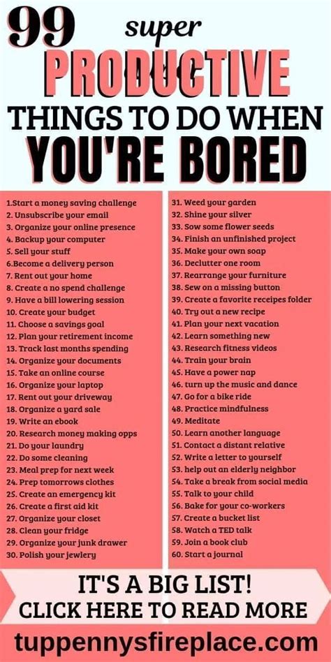 99 Super Productive Things To Do Wh Hobbies List What To Do When