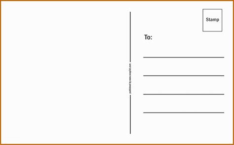 postcard printing template   double sided postcard template templates data