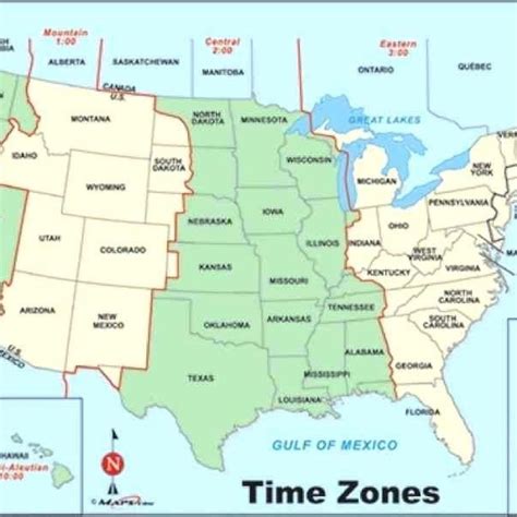 Us Maps Time Zone And Travel Information Download Free