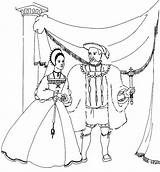Coloring Medieval Pages Queen Drawing Wedding Princess Renaissance Colouring Reine Toys Children Color Et Getdrawings Sketch Roi Getcolorings Enregistrée Printable sketch template