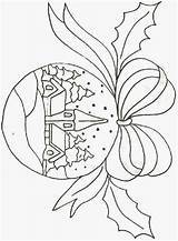Coloring Pages Christmas Ball Print Google sketch template