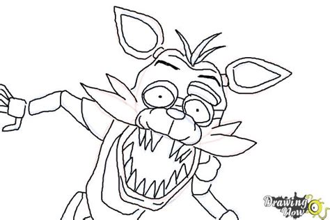 How To Draw Foxy From Five Nights At Freddy S Drawingnow