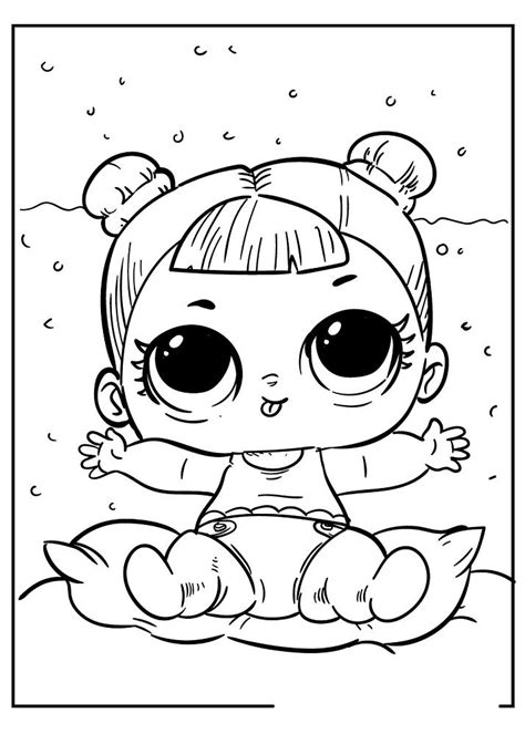 lol baby coloring pages printable book  kids