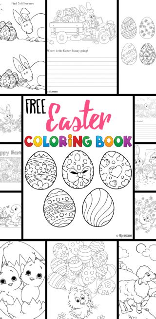 easter coloring pages educational freebies