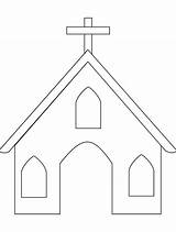 Church Coloring Pages Kids Printable Para Iglesia Coloring4free School Children Crafts Building Sheets Sunday Bestcoloringpages Preschool Color Bible Family Printables sketch template