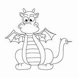 Dragon Visit Dragons Draw Coloring sketch template