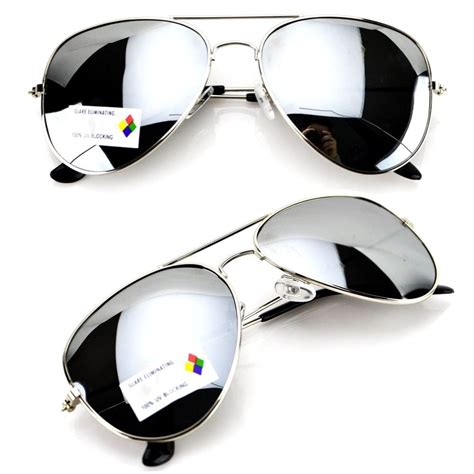 aviator sunglasses vintage mirror lens new men women fashion frame