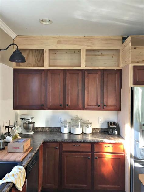 adding height  kitchen cabinets upper kitchen cabinets