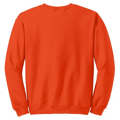 gildan  heavy blend crewneck sweatshirt orange full source