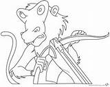 Jumanji Coloring Animated Series Pages Monkey Mask Printable Kids sketch template