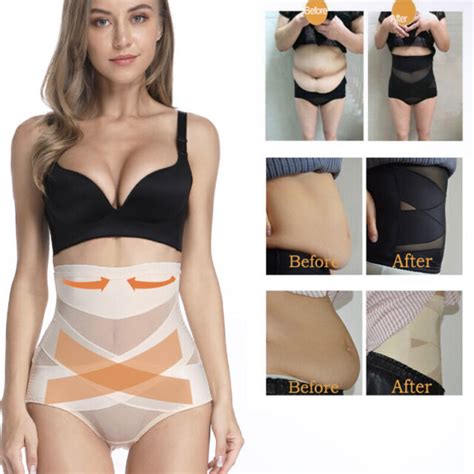 women tummy control shapewear high waist belly body shaper butt lifter