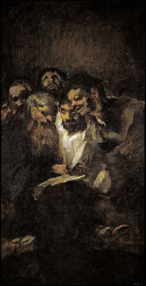reading painting francisco de goya  lucientes oil paintings