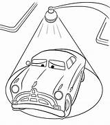 Coloring Hudson Doc Pages Sad Cars Car Popular sketch template