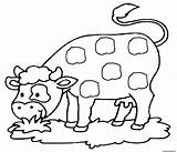 Vache Mange Rigolote Coloriages Lola Colorier Vaches Cow Blanche Fabriquer Imprimé sketch template