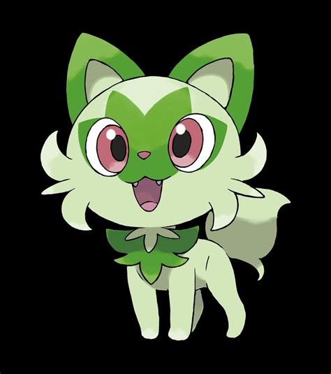 sprigatito anime kitten pokemon gijinka cute fantasy creatures