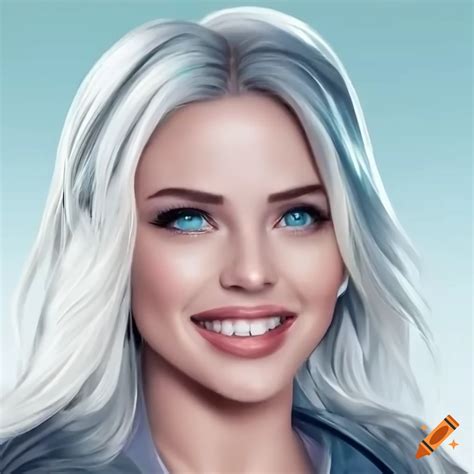 Smiling Blonde Nurse Portrait On Craiyon