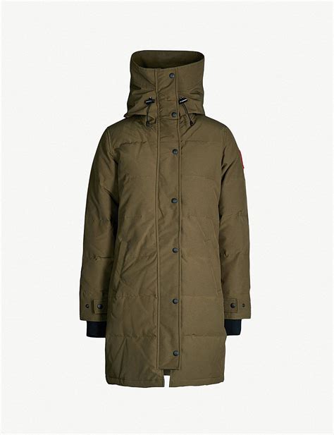 Canada Goose Shelburne Shell And Down Parka Coat Down