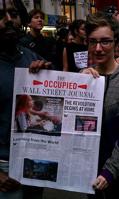 occupy wall street newspaper raises 54 000 on kickstarter