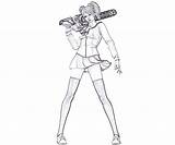 Maid Chainsaw Lollypop Juliet Coloring Pages sketch template