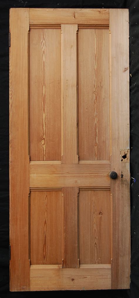 victorian pitch pine  panel door lassco englands prime