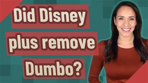disney  remove dumbo youtube